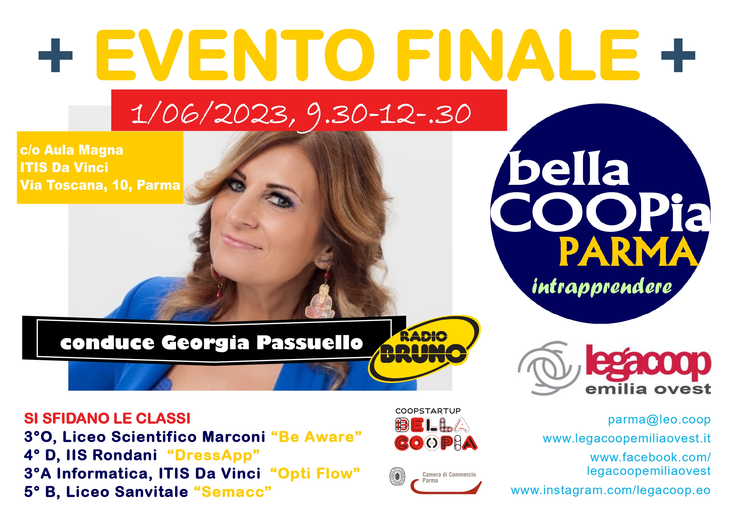 Scopri di più sull'articolo Il 1 giugno la Finale Bellacoopia Parma